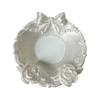 Plastic Bow-Shaped Jewelry Dish Smooth Surface 3D Printed Tray Jewelry Storage Tray  Bathroom Decor