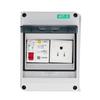 Distribution Box 1 Way 15A IP65 Waterproof Circuit Breaker Protection Case 110‑250VAC US Plug for In