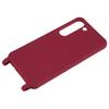 For Samsung Galaxy S23 Matte Soft TPU Case Anti-drop Phone Cover with Wide Lanyard