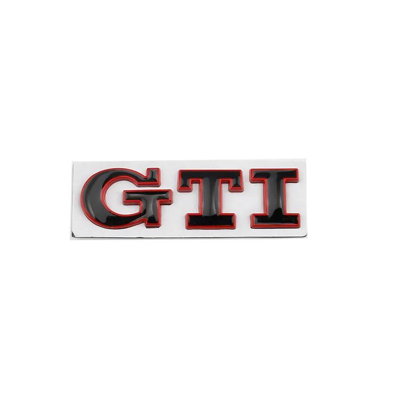 AUYGS1 Decals Metal Car GTI Logo Rear Trunk Emblem Stickers for Volkswagen Golf 4 5 6 7 8 Passat Jetta Polo Touareg GTD GLI Touran