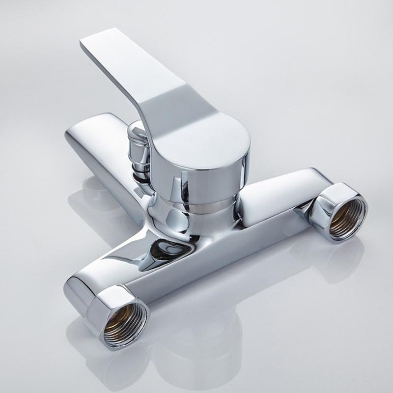 Modern Bath Mixing Valves Accuracy Temperature Control Complete with Mounting Hardware Set for Modern Bathrooms