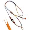 Tibetan Hand-Woven Thangka Necklace Cord for Men's and Women's Jade or Gold Pendant Amulets