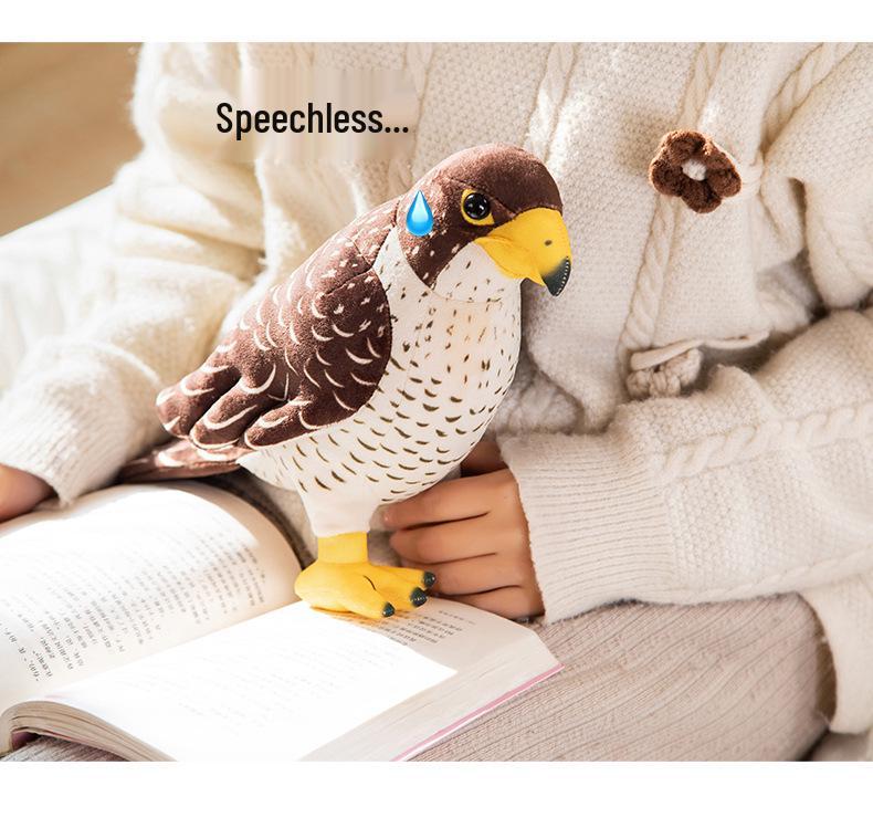 Small Eagle and Owl Plush Toy - Children's Cognitive Ornament and Photography Prop