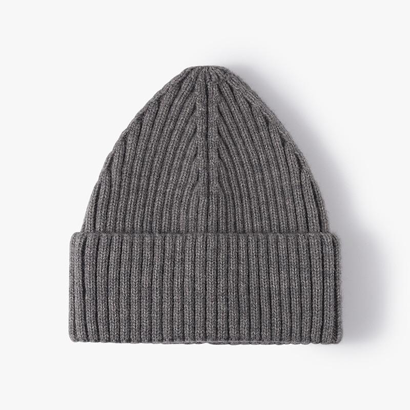 Thick Knitted Beanie For Women With Breathable Sheep Wool For Winter Casual Wear