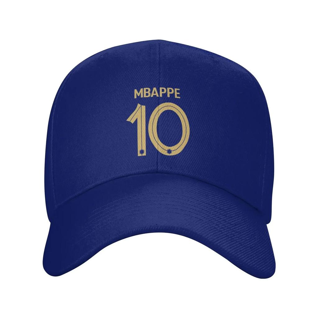 Personalized Mbappes 10 Football Baseball Cap Outdoor Women Unisex's Adjustable French KM Soccer Dad Hat Autumn