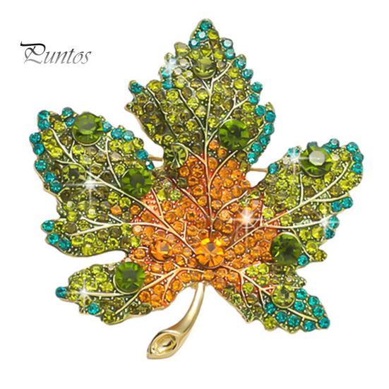

Женская брошь со стразами в форме клена, булавка для воротника, антиокислительная, антикоррозийная, для вечеринок, вечерних нарядов, одежды, сумки, шарфа, свитера, брошь жёлтый