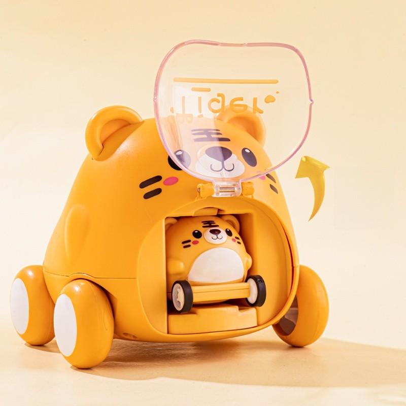 Animal Themed Inertia Toy Car For Kids With Interactive Play And Durable Plastic Material