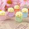 10pcs Simulation Popcorn  Dollhouse Miniature Food Play Simulation Mini Popcorn Resin Food Model Doll Accessories Toys