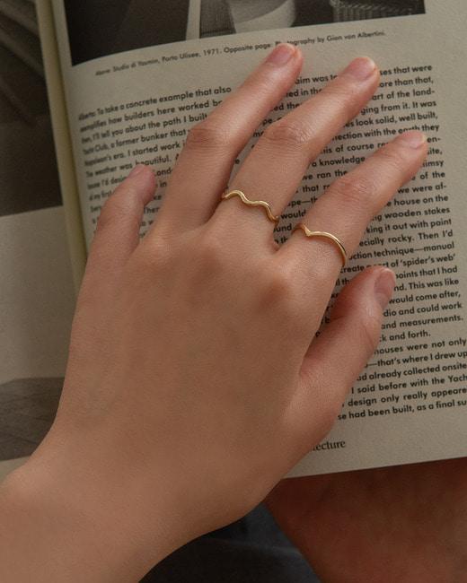 Lunne 14K V-Volume Ring (14K Gold) #W16 (A Type)