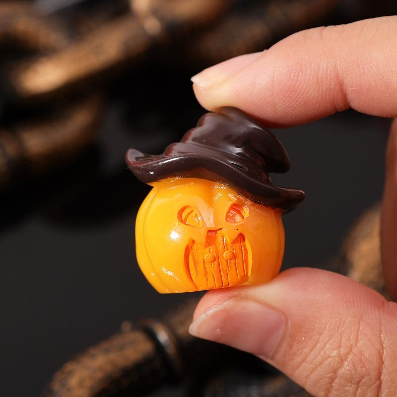 3PCS Halloween Ornaments Resin Figurines Spooky Cute DIY Decorations Desktop Decor Haunted House Party Supplies Holiday
