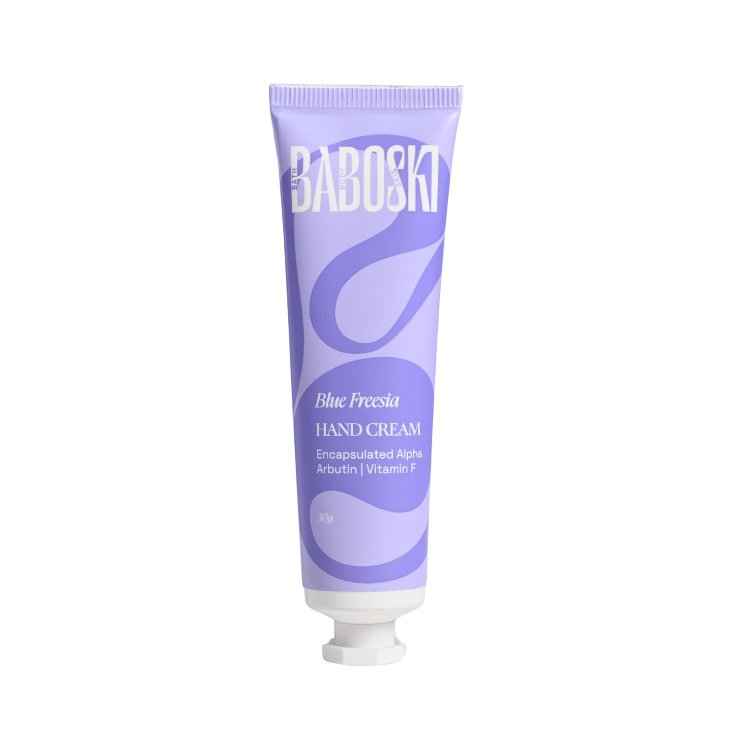 BABOSKI Blue Freesia Hand Cream, 30g | Hydrating & Nourishing Formula | Blue Freesia, Vanilla and Orange | For Dry & Rough Hand | Intense Moisturiz