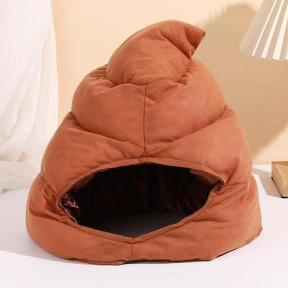 Warm Cap Poop Hat Poop Shape Plush Poop Hat Gag Gift Funny Poop Hat  Cosplay