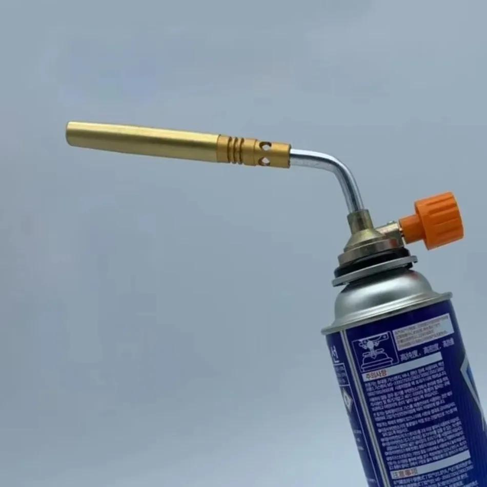 1 Stück Tragbarer Haushalts-Kuchenbacken Winddichter Flammenwerfer Kartentyp Flammenwerfer Mit Schweineborsten-Sprühdüse Hohe Temperatur