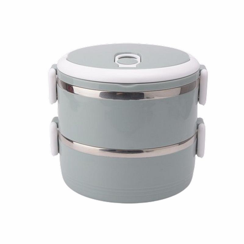 Doppelschichtige isolierte Edelstahl-Bento-Lunchbox für Studenten und Büroangestellte