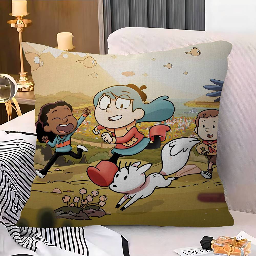 Cartoon H-Hilda Pillow Anime Pillow Sofa Bed Head Pillow Cover Cushion Cover 45x45 Cm Fashion