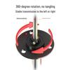 5/12mm Durchgangsloch Leitfähiger Ring Elektrischer Schleifring: 2-, 4-, 6-, 12-Wege-Drehstromverteiler