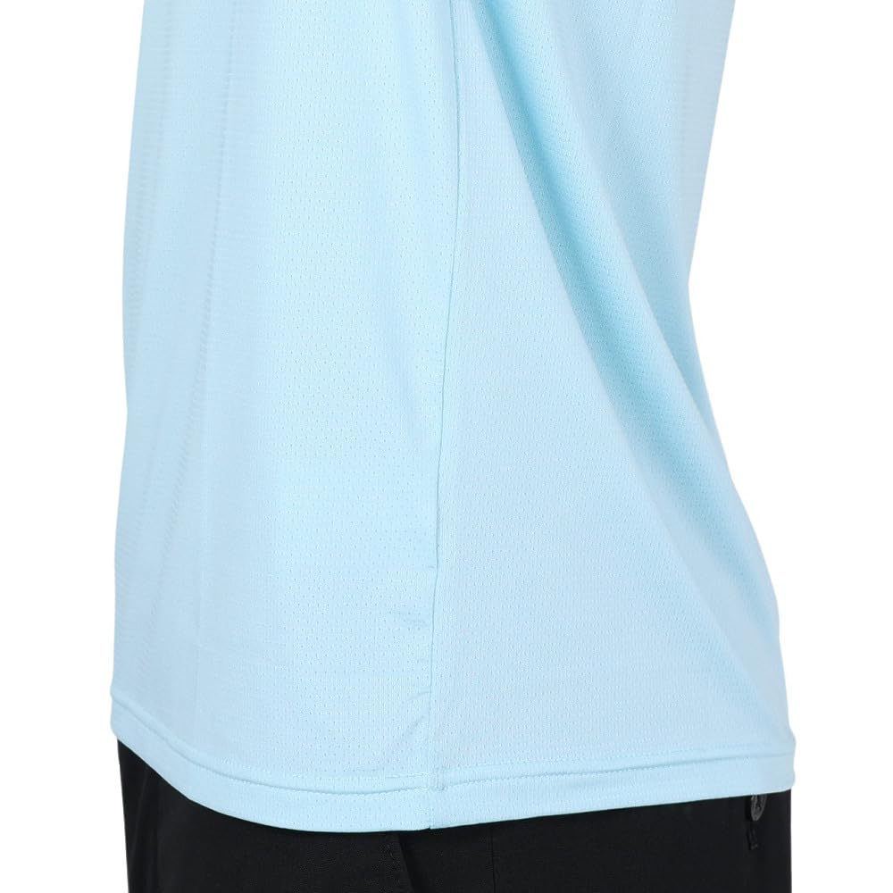 YONEX Short Sleeve Dry Ice Blue Size L Men's T-Shirt (Fit Style), (308),