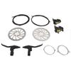 Set frână cu disc pentru bicicletă cu rotor pârghie de frână față spate etrier din aliaj de aluminiu forță de frânare puternică