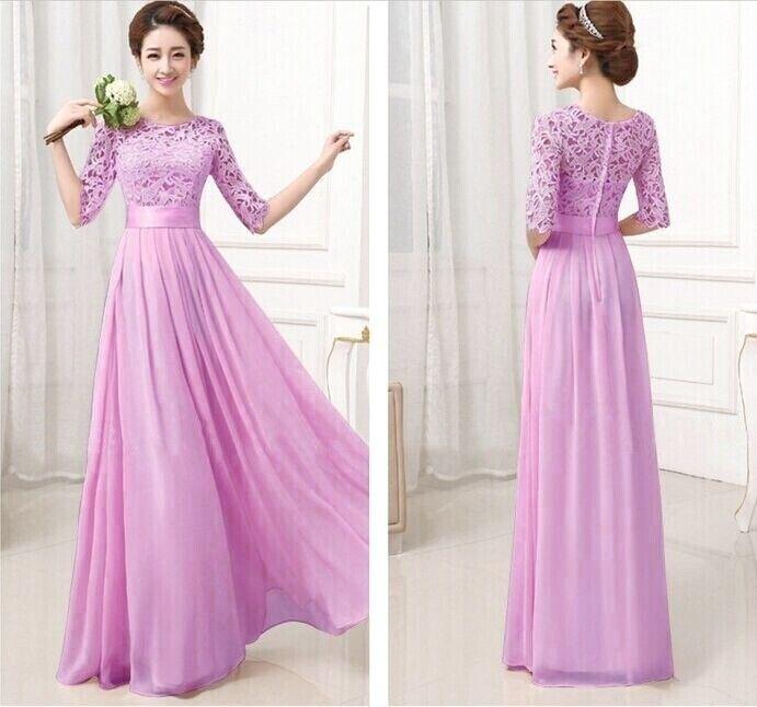 vestito da sera per matrimonio abito da cocktail Vestito da donna elegante in pizzo lunghezza al ginocchio Senza maniche KOJOOIN abito da damigella donore S