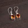 Rare Citrine Gemstone 925 Sterling Silver Handmade Jewelry Earrings 1.30" Gift EE-6-4