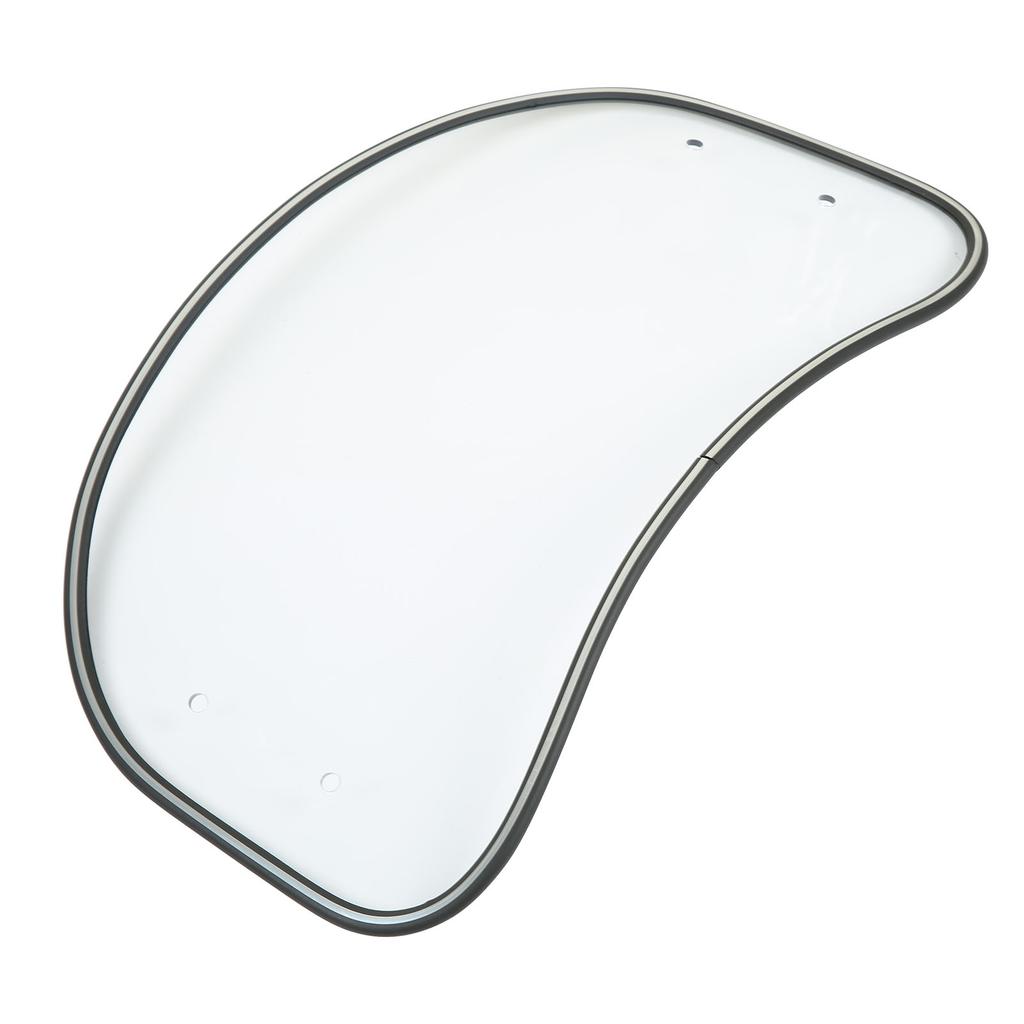 Motorrad Oval Windschild Klar Frontscheibe Spoiler Luftwindabweiser Schutzschild Universelle Passform Transparent