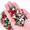 50g Gemischte Glasperlen zur Schmuckherstellung 2-10mm Bunte Kristallperlen für Armbänder Ohrringe Halsketten Basteln Herstellen DIY Kunst