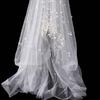 130cm Pearls Tulle Bridal Veil Vintage Wedding veil Elegant Waist Length Drop Veil  Wedding Dress