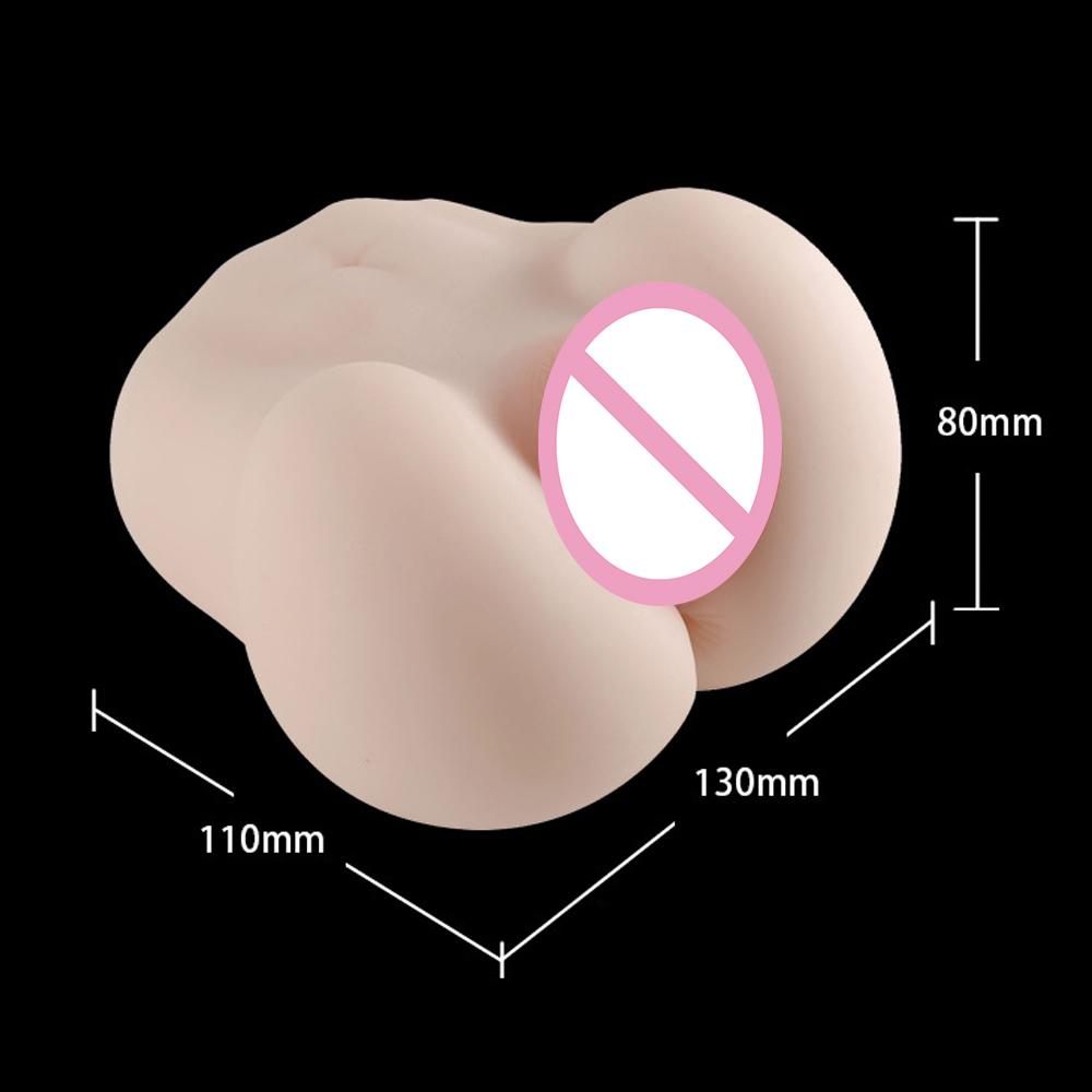 Sex Toy Male Masturbator Cup Vagina Pussy Pocket for Men Realistic Soft Silicone Erotic Adult Toys Buttock Inverted