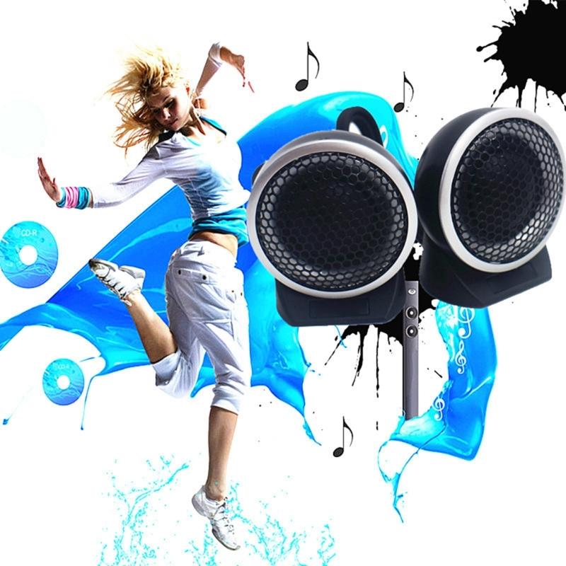 Car Silk Dome Tweeter Speakers Reduced Magnetic Interferences for Music Enthusiasts Professional Rich Sound Layers 2pcs