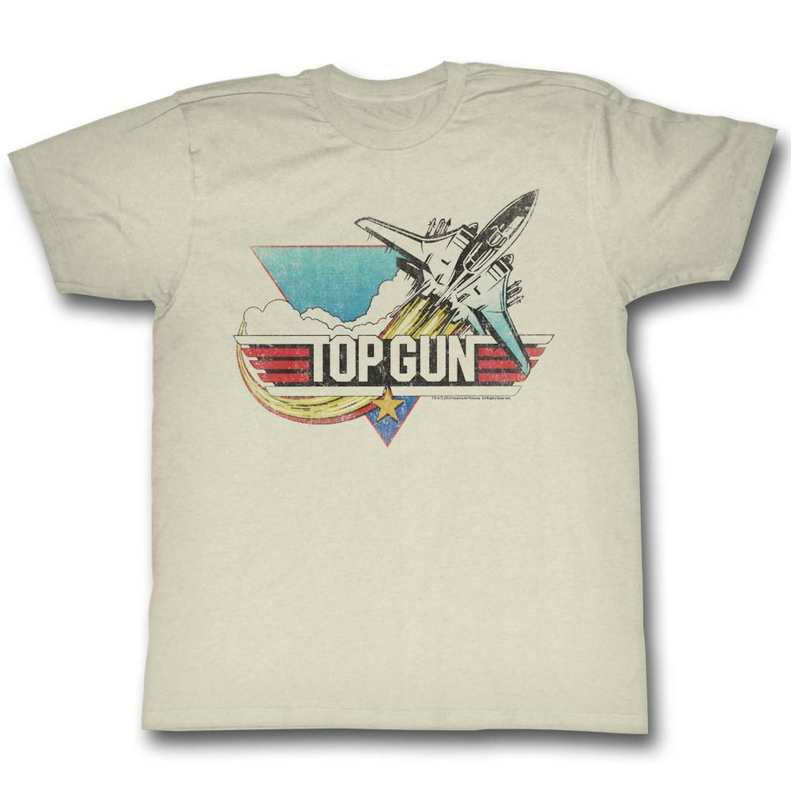 Top Gun Fade Natural Adult T-Shirt 3XL