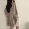 Pure Cotton Mid Length Short Sleeved T Shirt Women's Summer Korean Version Of Loose Large Size Sweet Hot Girl Top