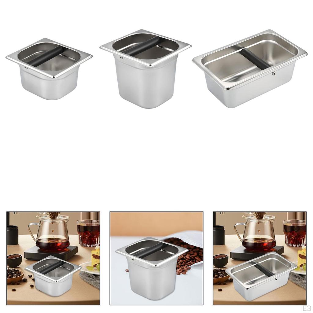 Grounds Tray, Metal Coffee Machine Accessory, Practical Collection, Easy Maintenance, Suitable for