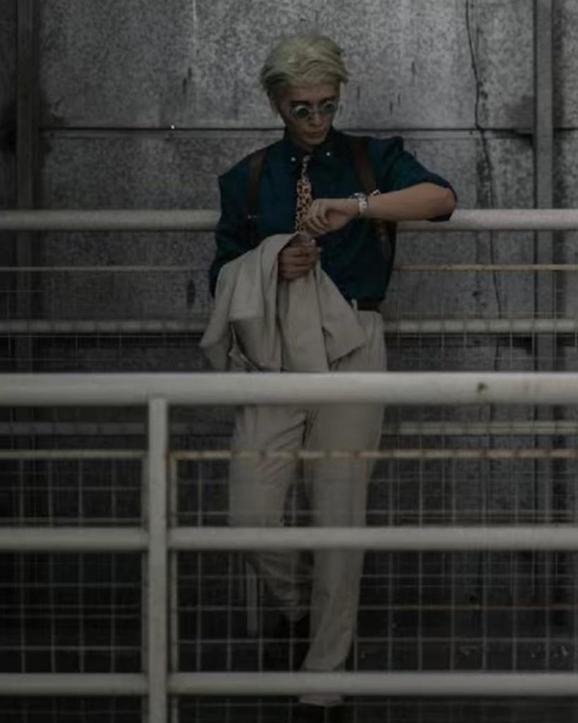 Nanami Kento Cosplay mit Perücke Nanami Jujutsu Kaisen Cosplay-Kostüm Komplettset Kostüm Erwachsenenkostüm Kulturfestival Nanami Kento Cosplay Kento