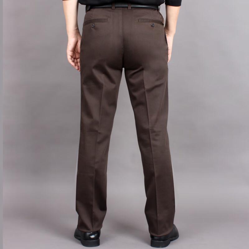YOUNG RIVER Men's Business Casual Autumn/Winter Straight-Leg Trousers