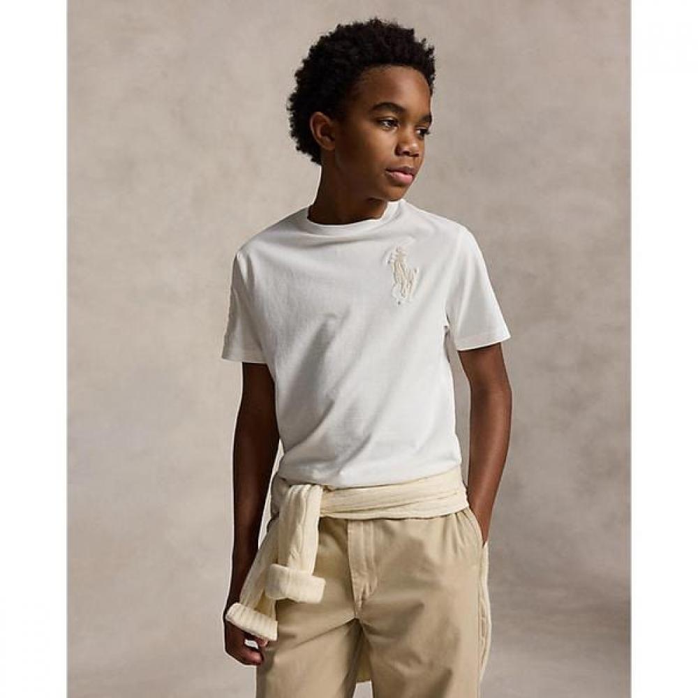Polo Ralph Lauren Boys 8 18 Big Pony Cotton Jersey Tee Cwpotshy8021271101 S