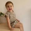 Soft Cotton Toddler Pajama Set Boys Girls Short Sleeve Sleepwear A-Grade Safe Thin Comfortable Home Outfit