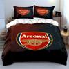Arsenal Football Logo Biancheria da letto Set biancheria da letto (1 copripiumino, 2 federe, piumino non incluso)
