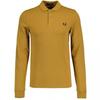 Fred Perry Men's Plain Long-Sleeved Polo Shirt