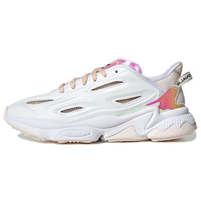 Ozweego Celox Weiß Irisierend Damen Sneaker Schuhe-Weiß Halo-Blau GX2957