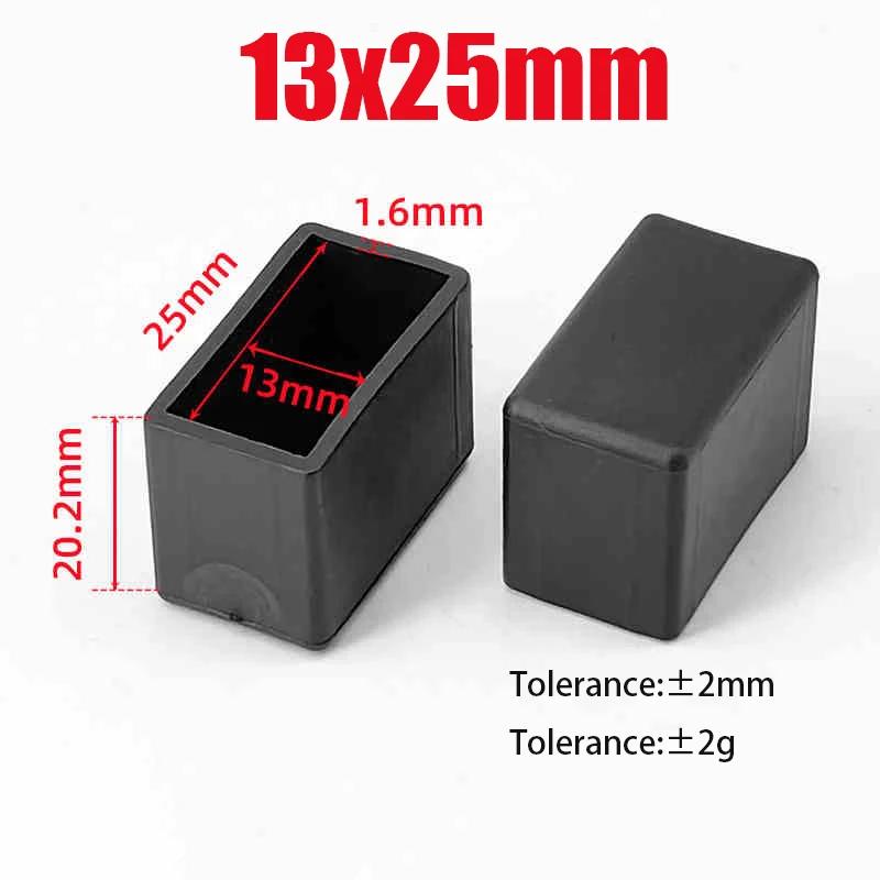 Black PVC Furniture Table Foot Tip Chairs Legs Pad Protector Cover Square/Round Caps Pipe Plug Lid Tube Hole Protection End Cap