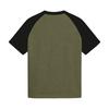 Men's Casual V-Neck Raglan Short-Sleeve Top