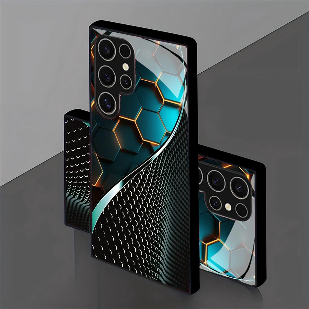 Greative Cool Glass Phone Case For Samsung Galaxy S26 S25 S24 S22 S23 Ultra S21 S20 Plus 5G Frosted Non-Slip Full Cover