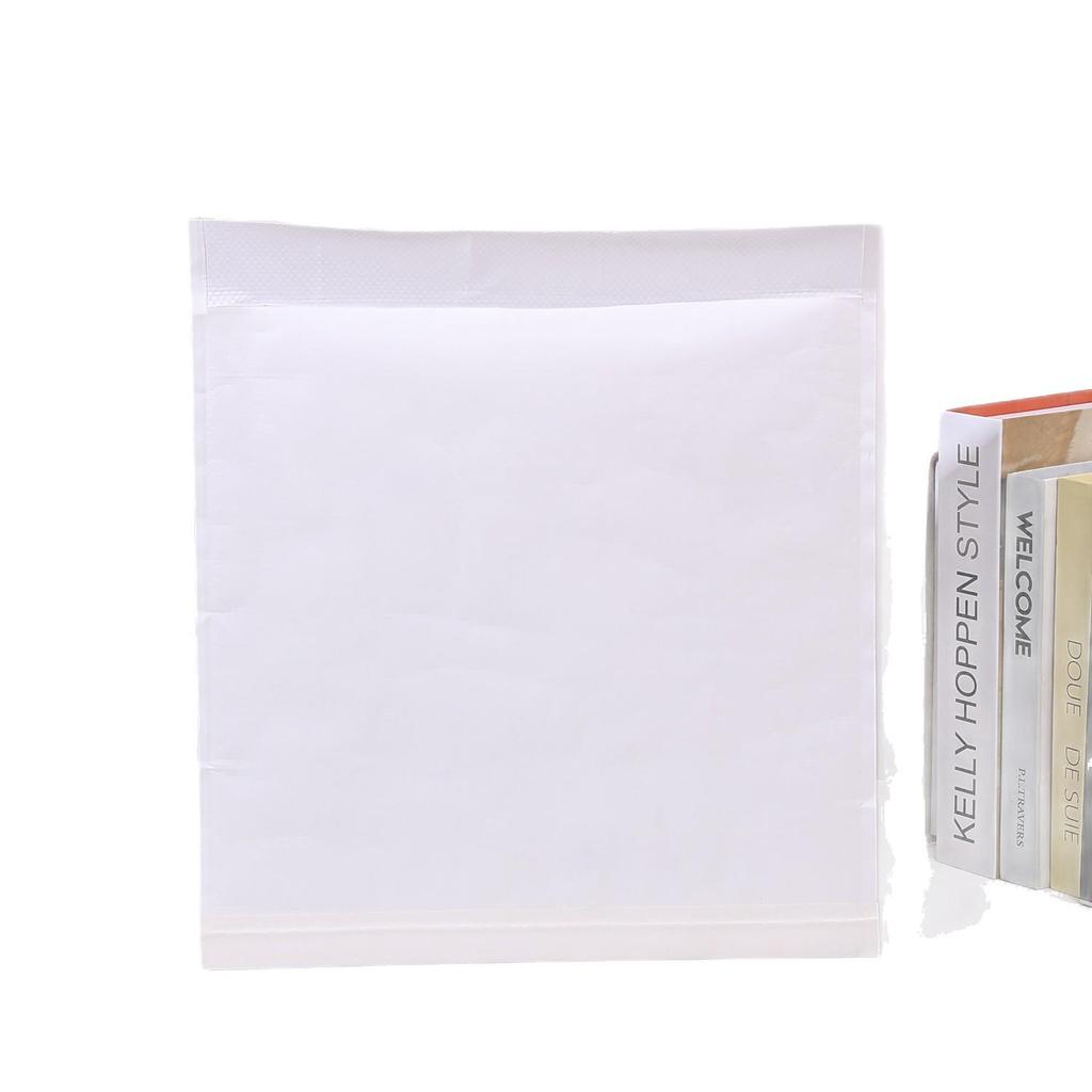 Waterproof White Kraft Paper Woven Bag with Self-Adhesive Seal