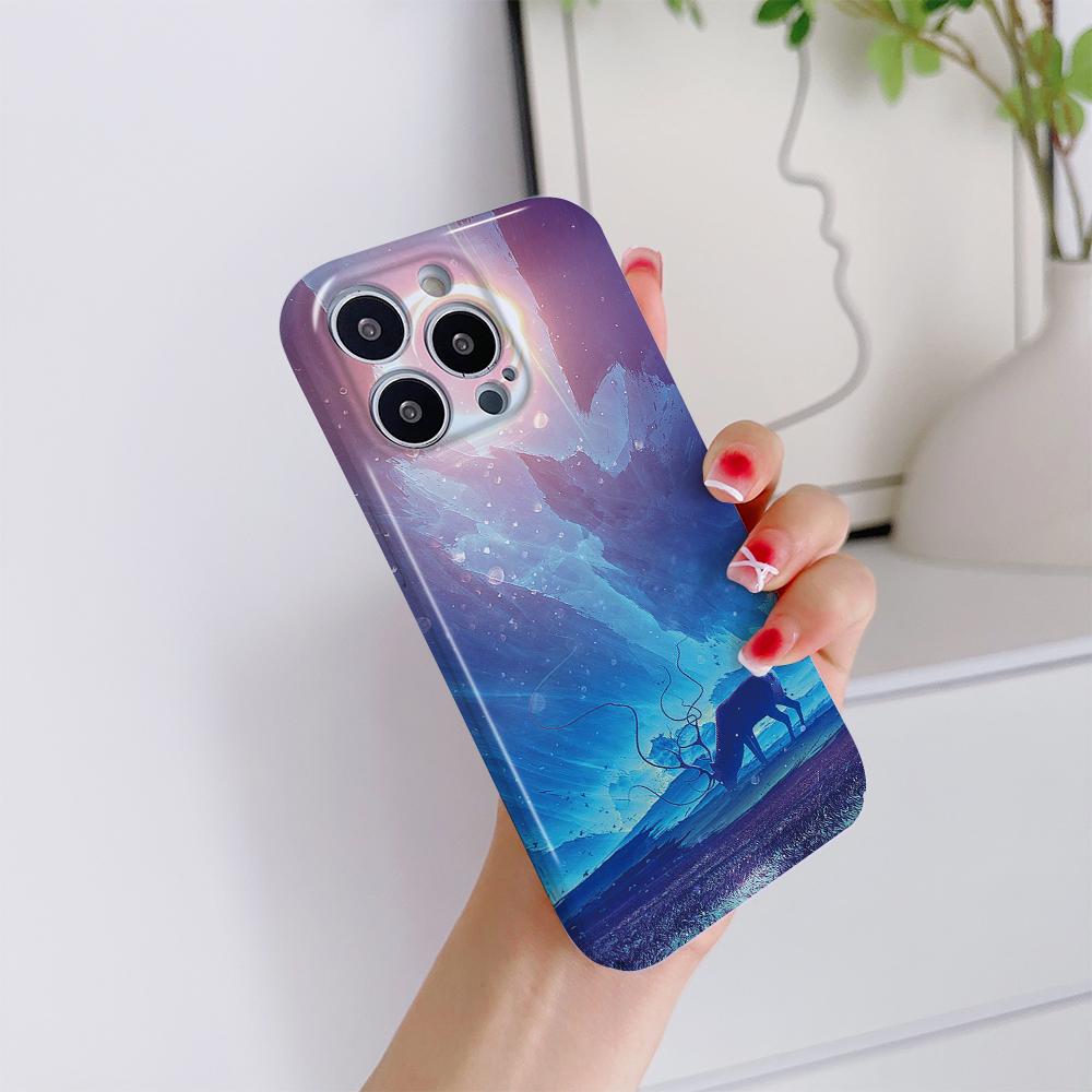 All-inclusive Film Handyhülle Cartoon Mode Design Hartschale Vollständige Abdeckung Kameraschutzhülle für iPhone Huawei Honor Vivo Google