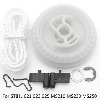 Rückstoßstarter-Seilrolle und Sperrklinke für Stihl MS210 MS230 MS250-Kettensägenteile