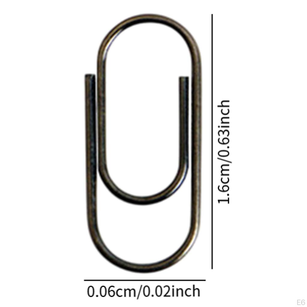 100 Pieces Paper Clips Office Supplies Creative Multipurpose Accessories Paperclips Notes Classified