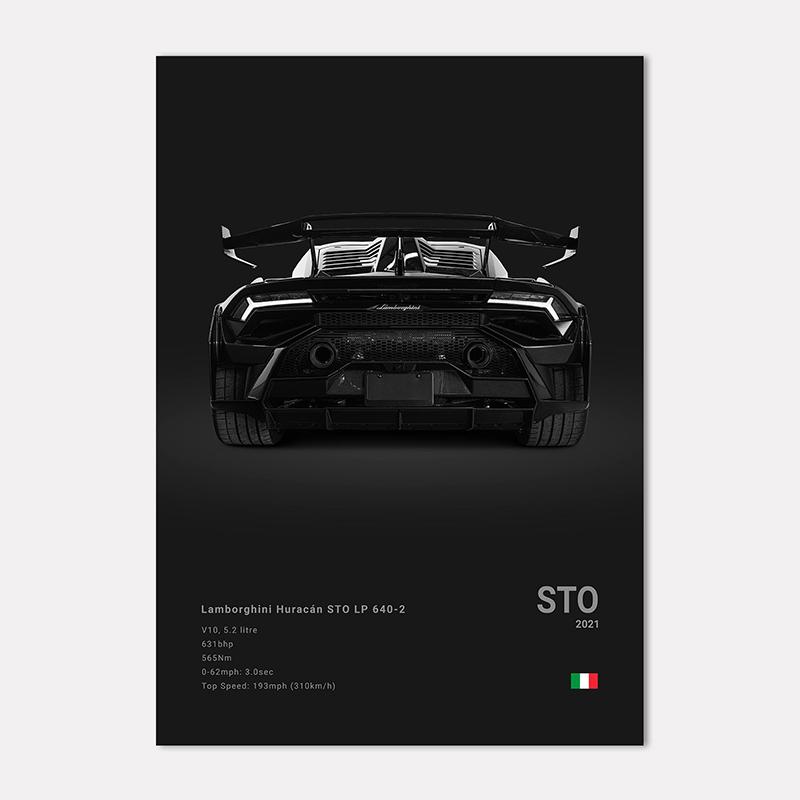 Berühmte Autos Super Sport Wandkunst Druck Poster M4 P1 DIVO STO SVJ Dekoration Wandbild Moderne Heimdekoration Geburtstagsgeschenk Ungerahmt