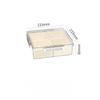 Light Luxury Fruit Plate High-end Home Use Partitioned Fruit Plate with Lid Living Room Candy Box Dried Fruit Plate Snack Box Plate