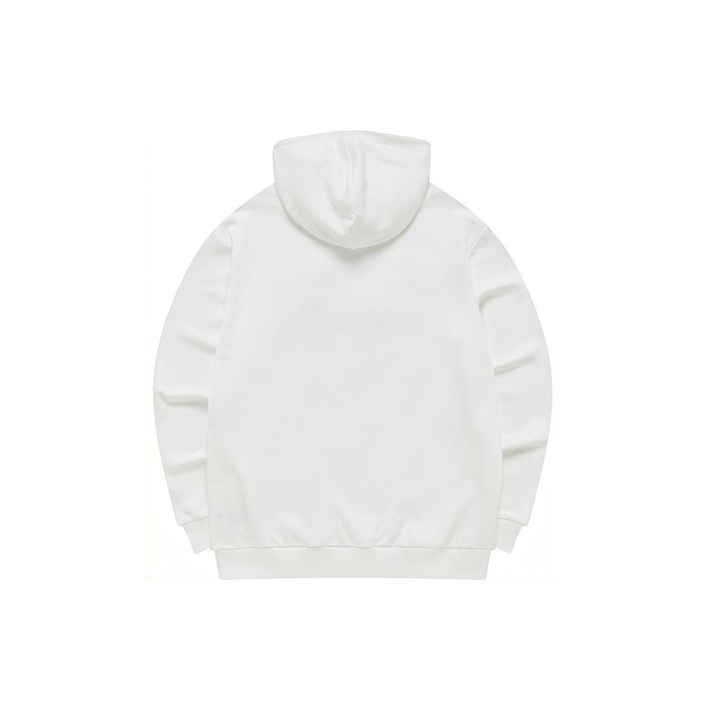 Fila Fusion Simple Letter Print Tennis Sports Knit Hoodie Men Hoodies Standard-White T11M243206FWT