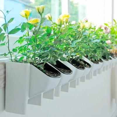 Wisząca na ścianie doniczka do układania w stosy ogrodowe doniczki ścienne pionowe sukulenty doniczka na rośliny Bonsai zielony wystrój domu